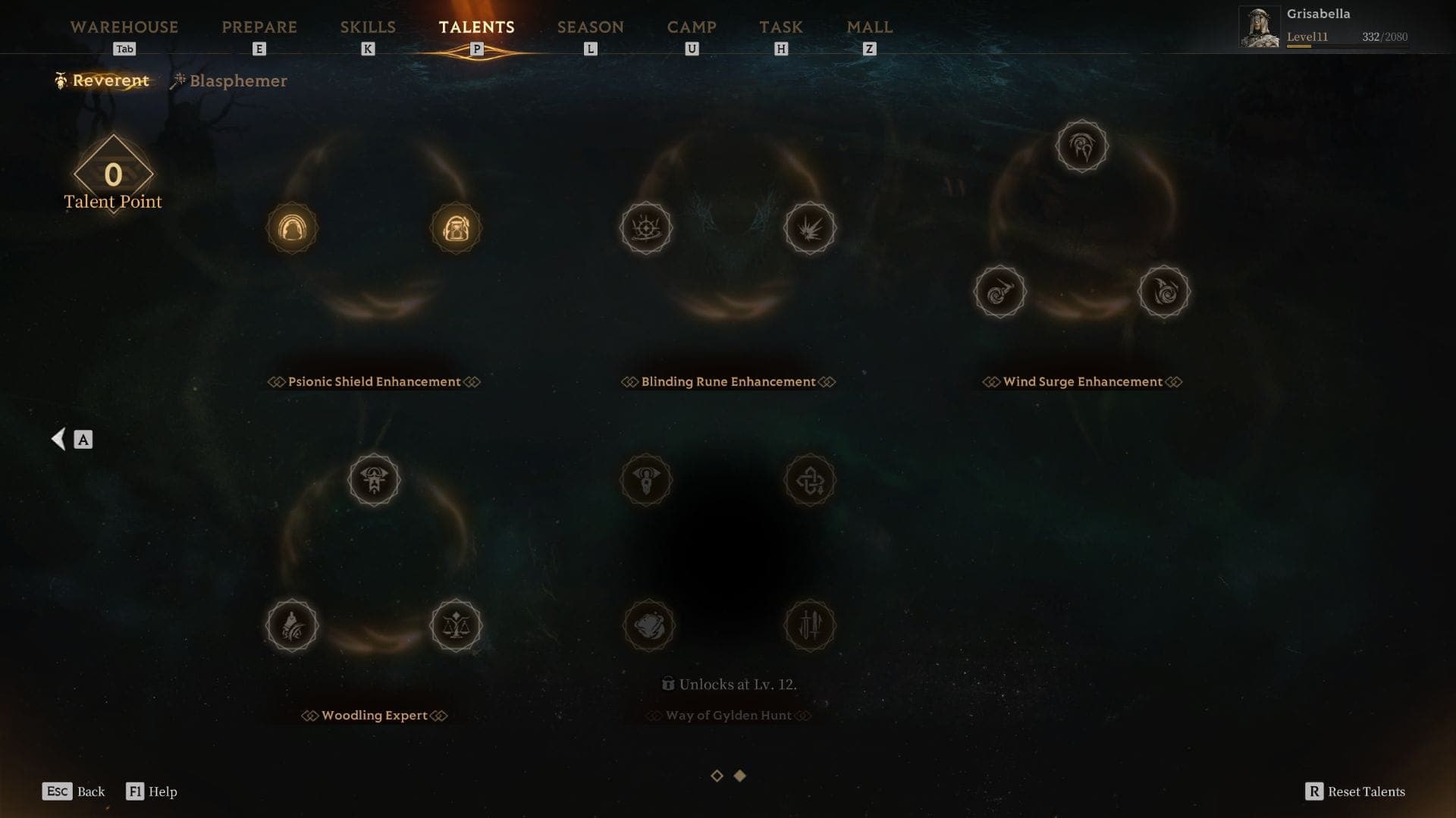 Seer Talent Tree 2