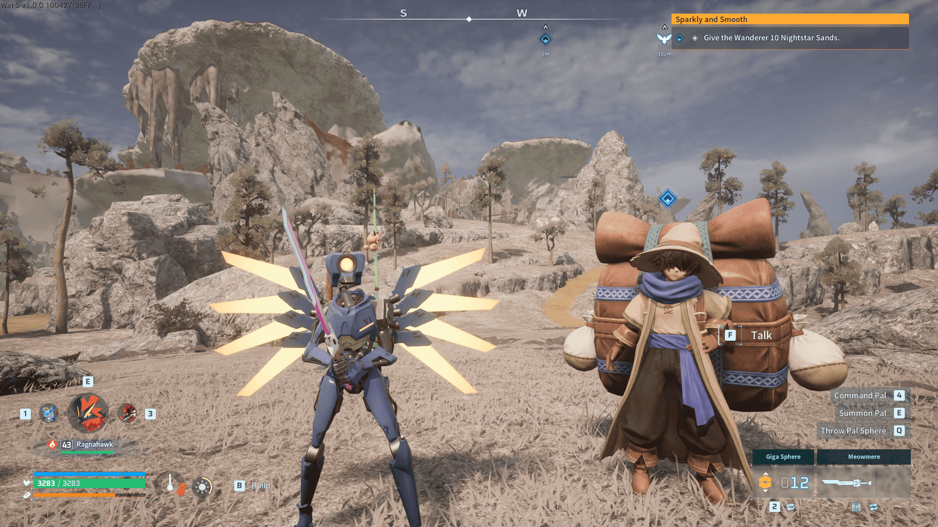 Sparkle Seeking Wanderer Questline