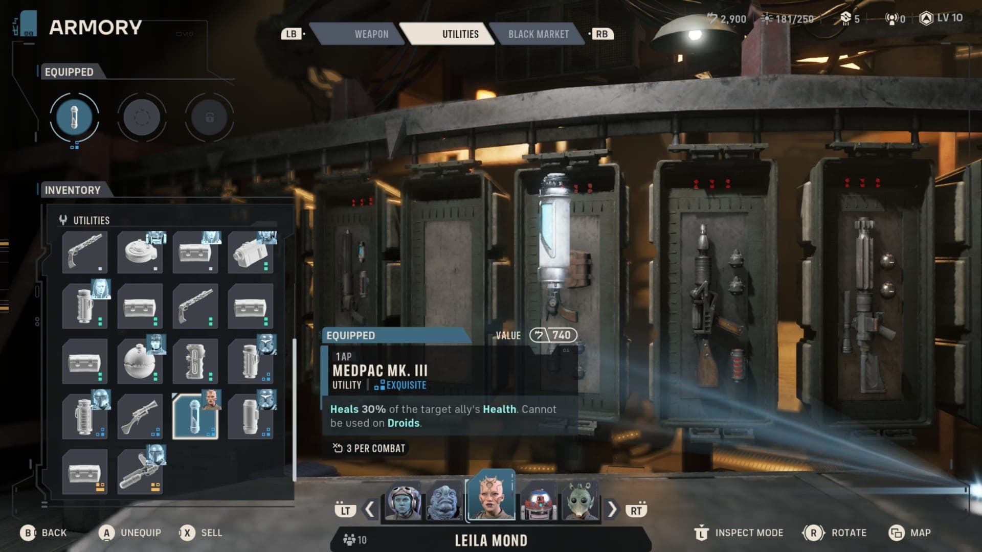 Star Wars Zero Company medpac 
