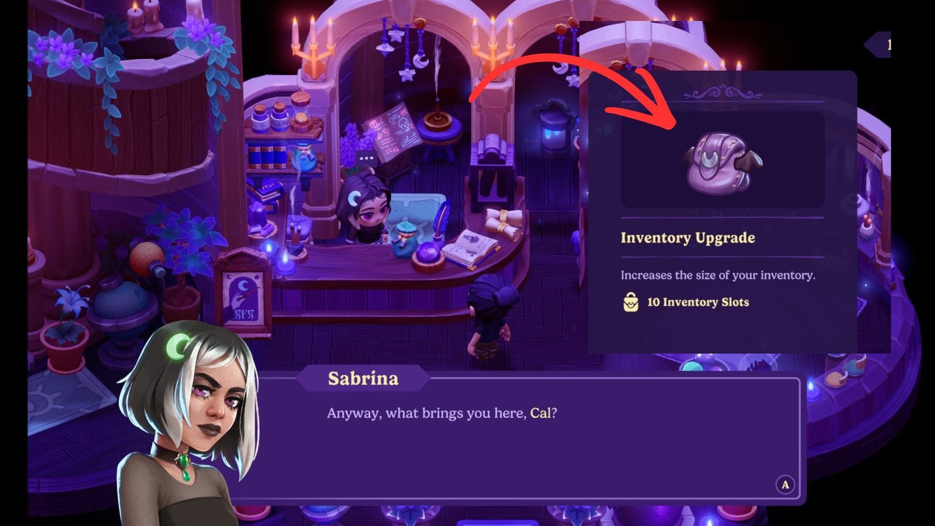 Upgrade Inventory Moonlight Peaks
