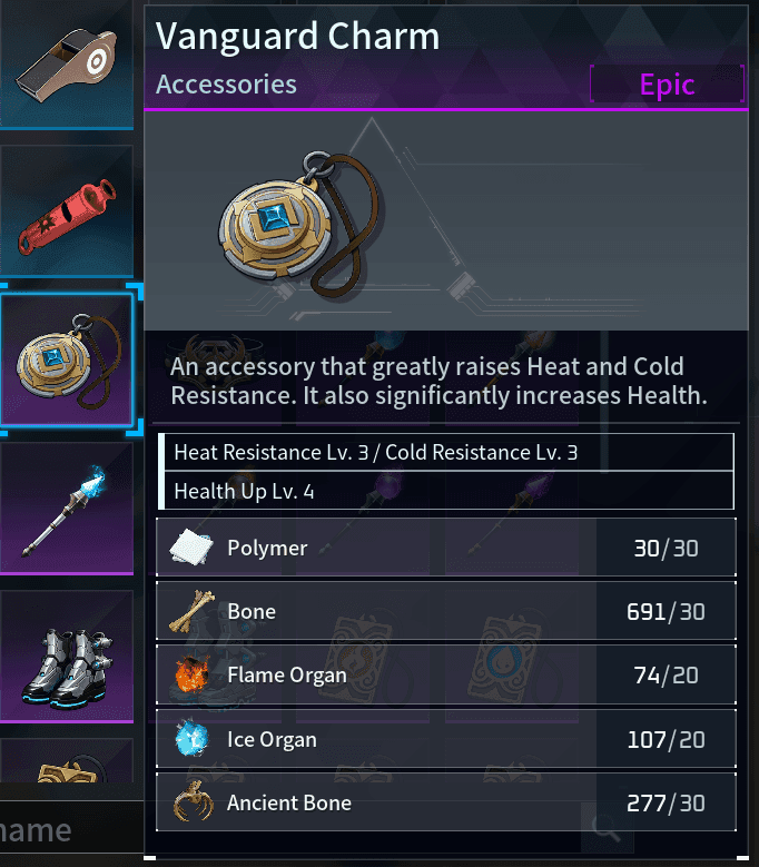 Vanguard Charm