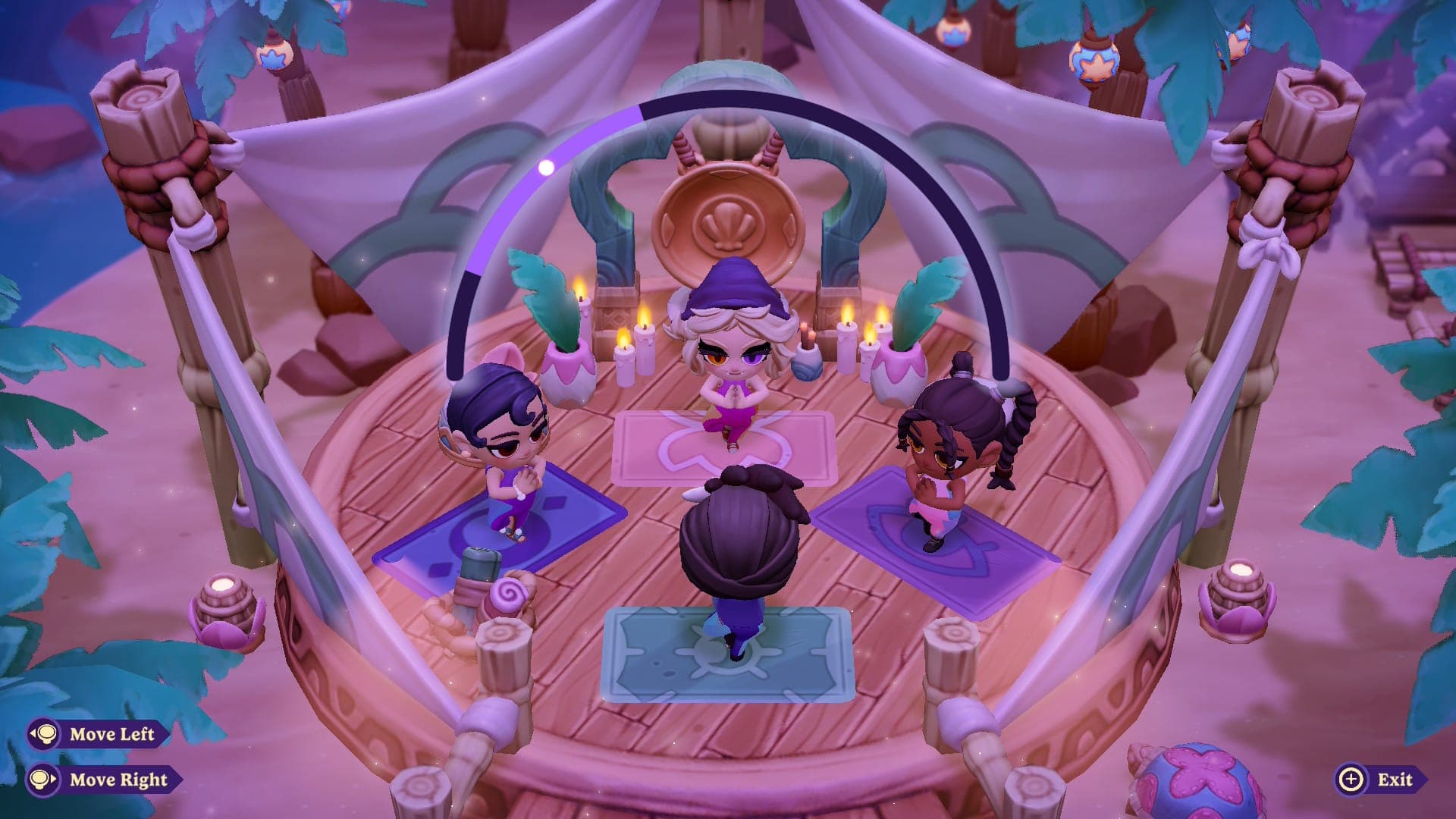 The Yoga Minigame in Moonlight Peaks