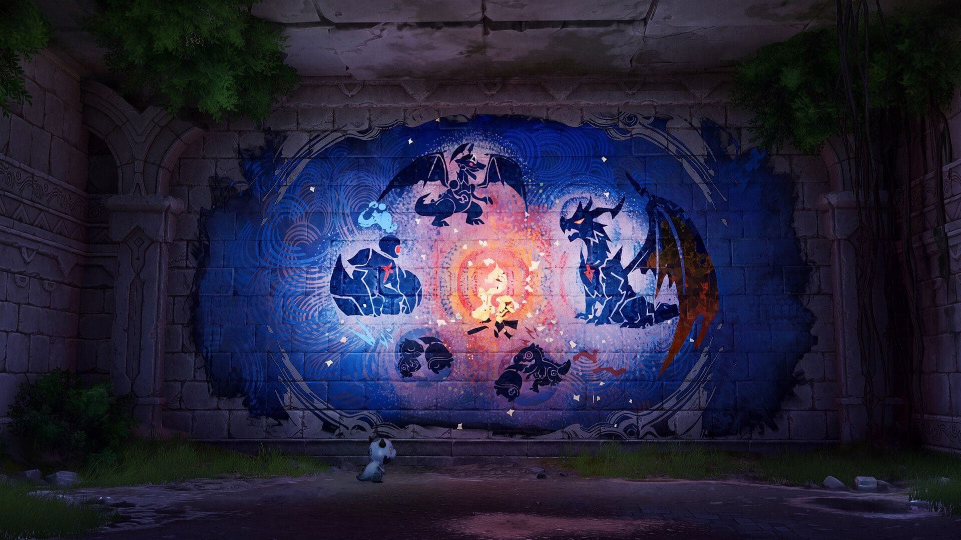 Wall paintings in Aniimo