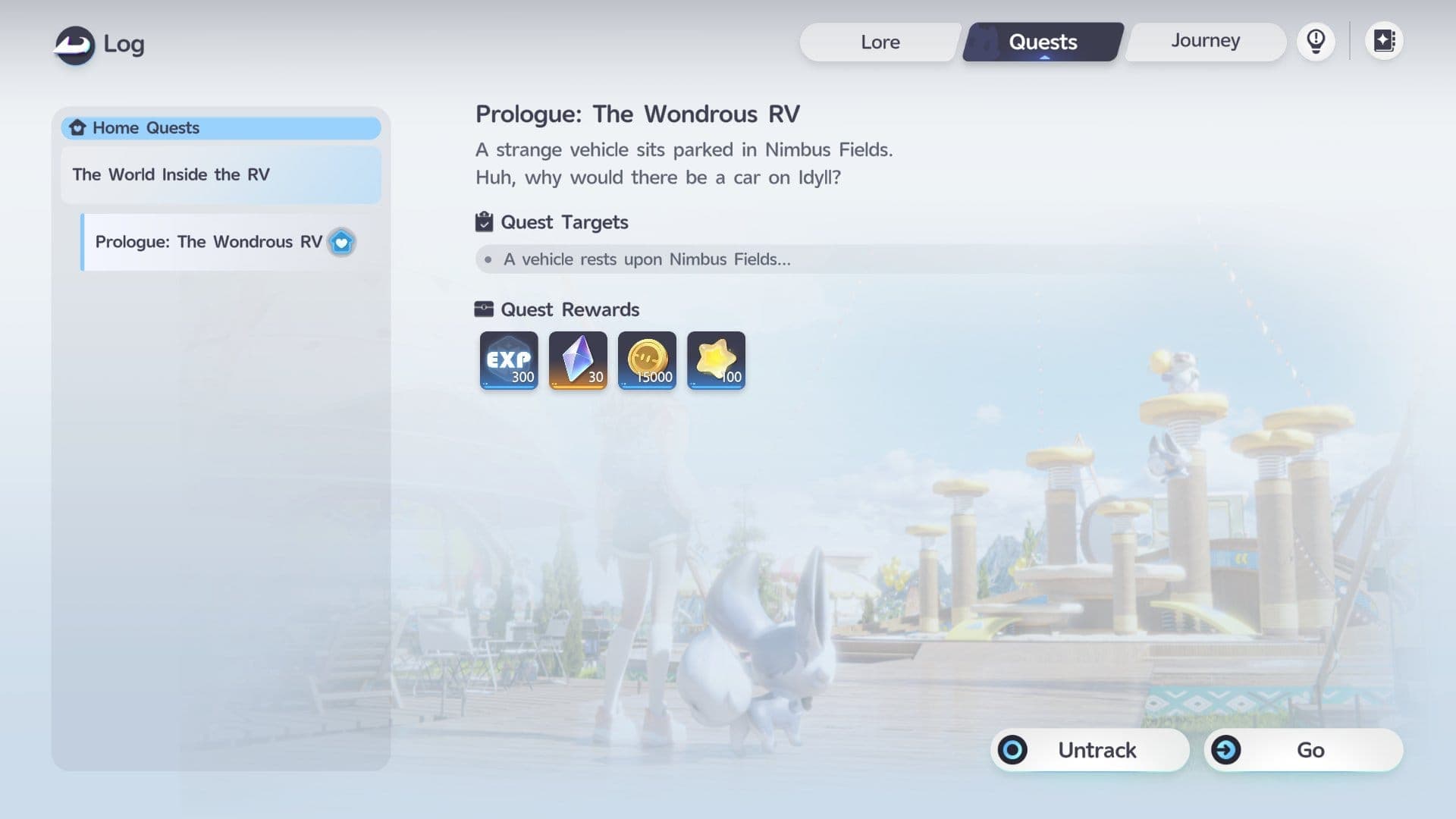 Progress with the main questline where Pathfinders can begin a quest to unlock the Homeland feature.