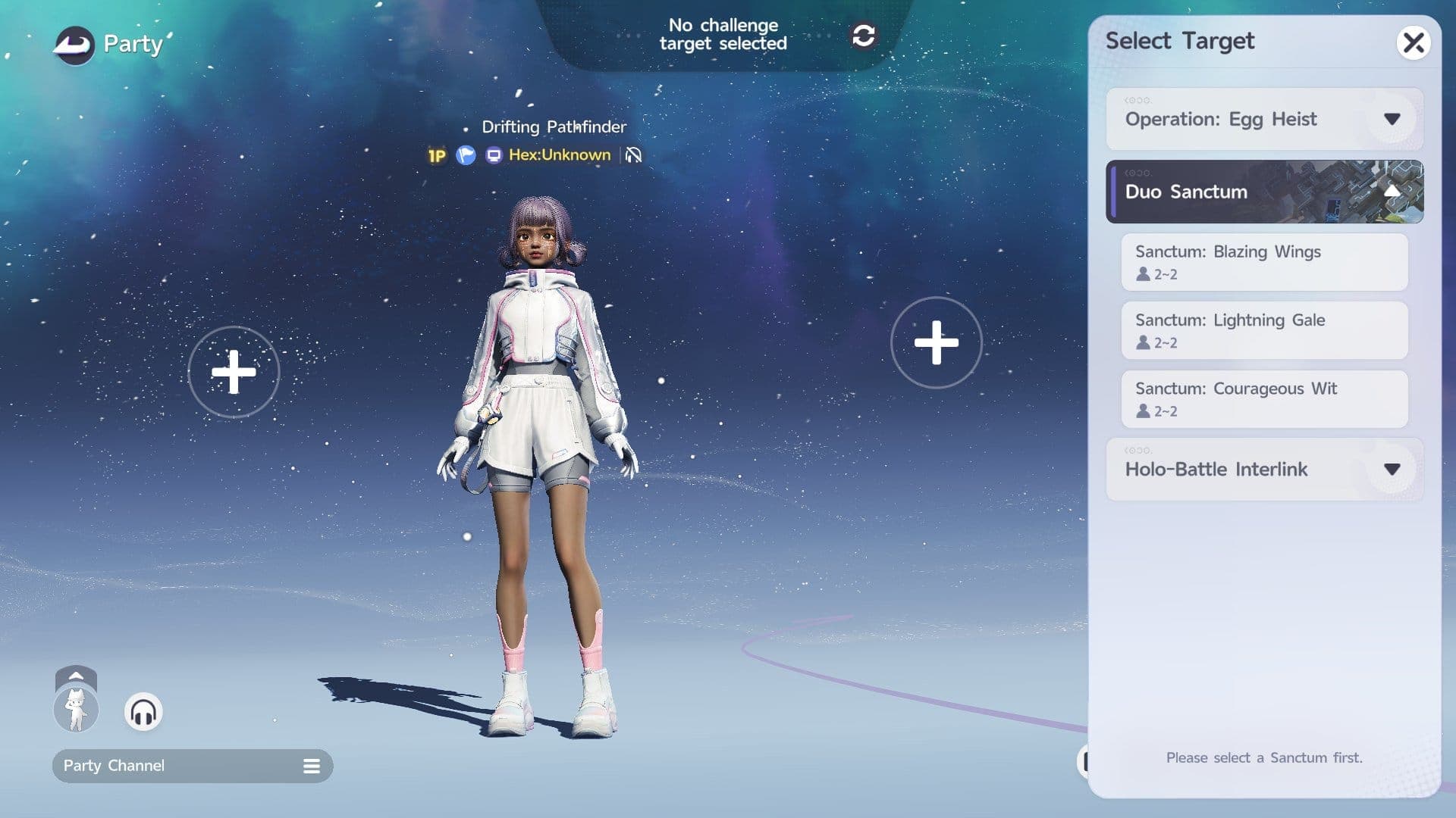 Add your friends to join your lobby and embark on various co-op activities like clearing Sanctums in Aniimo.