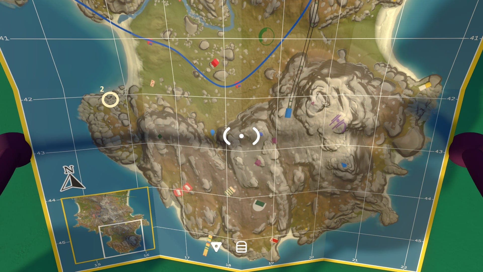 Blue telescope puzzle solution in Big Walk.
