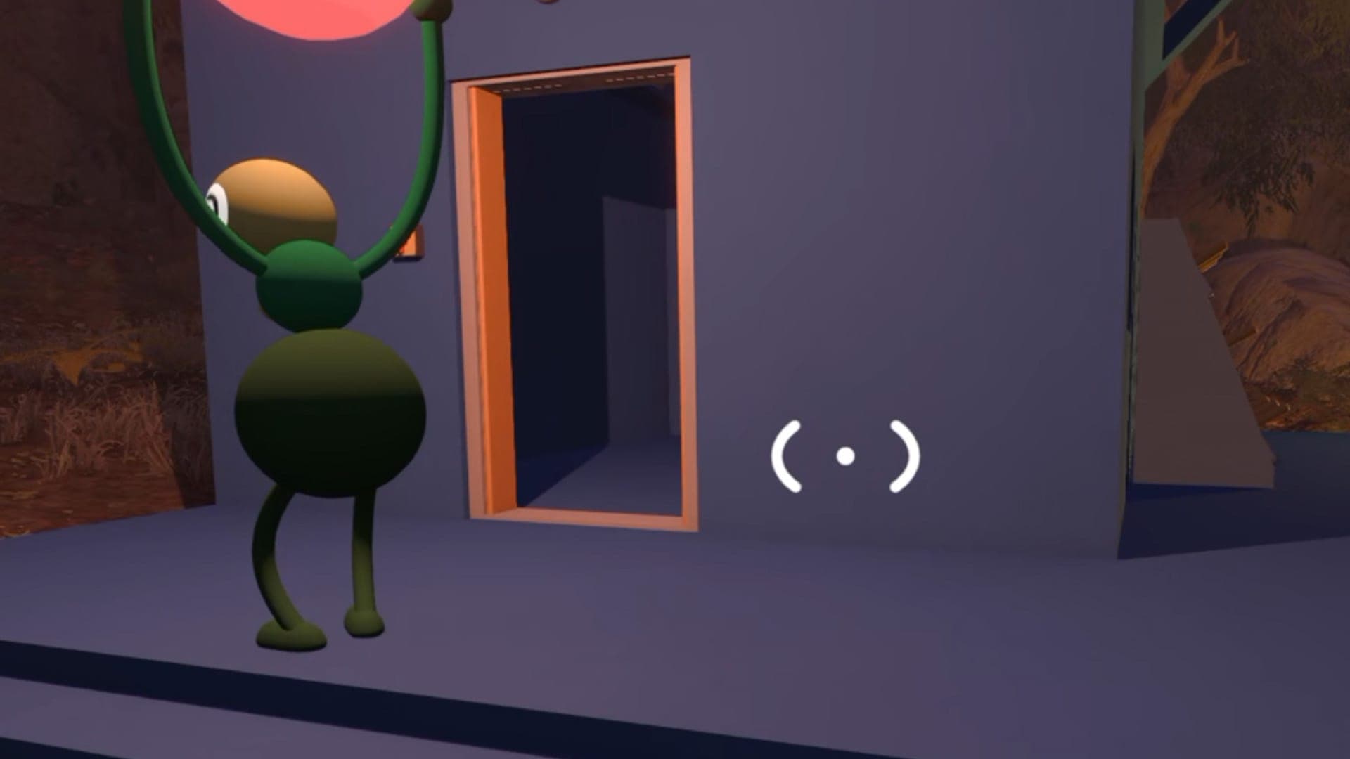 how to complete the blue room puzzle in Big Walk