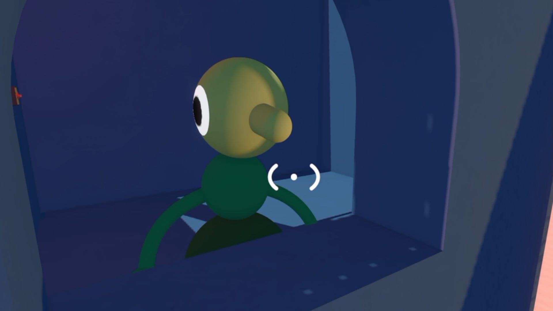 how to complete the blue room puzzle in Big Walk