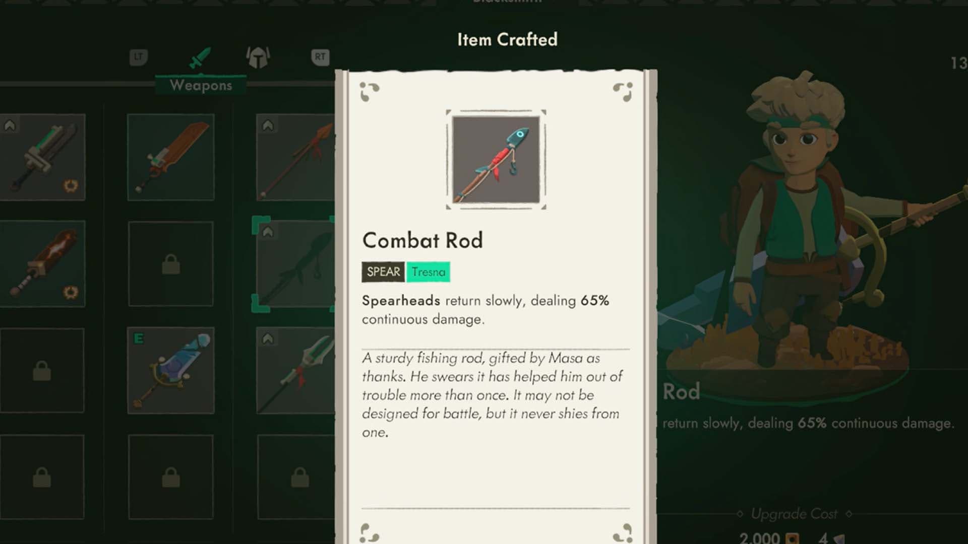 Combat Rod in Moonlighter 2