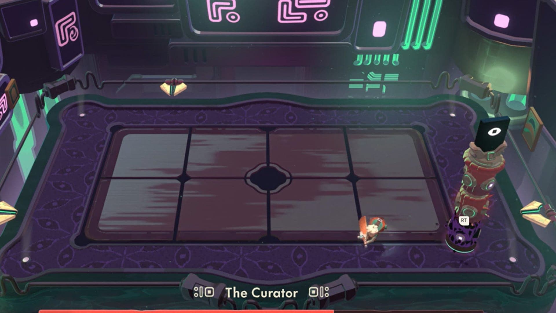 The Curator boss fight in Moonlighter 2