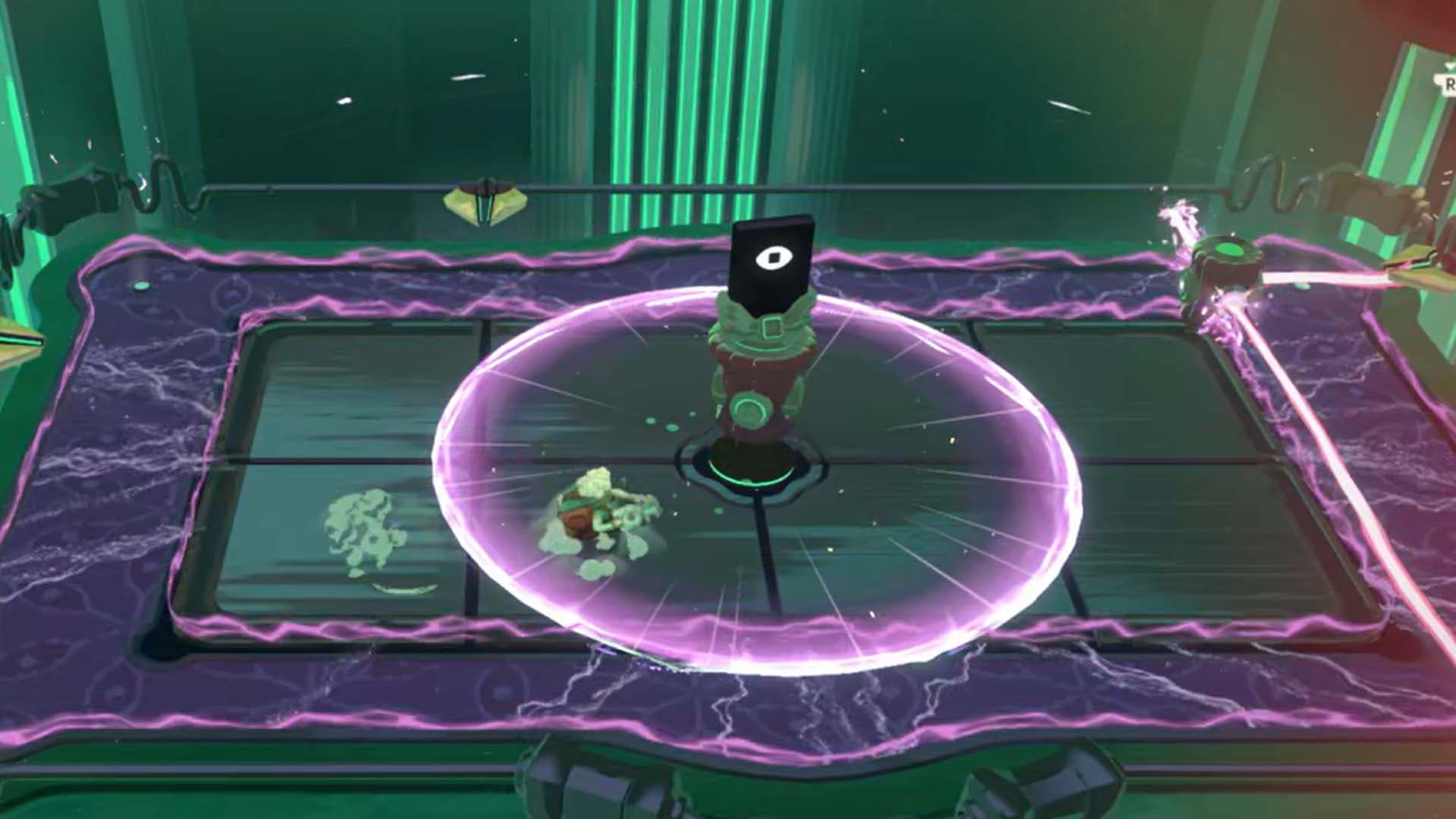 The Curator boss fight in Moonlighter 2