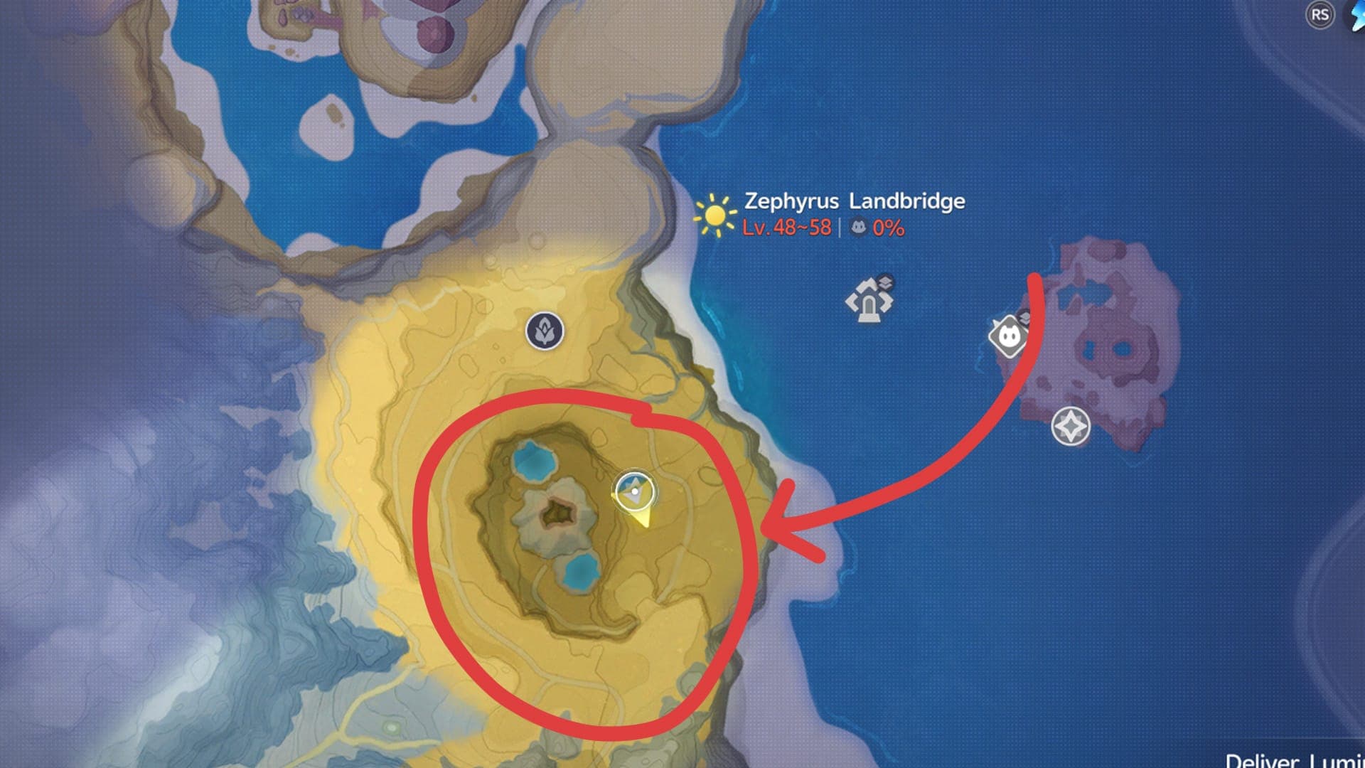 Highland Tromber map location in Aniimo