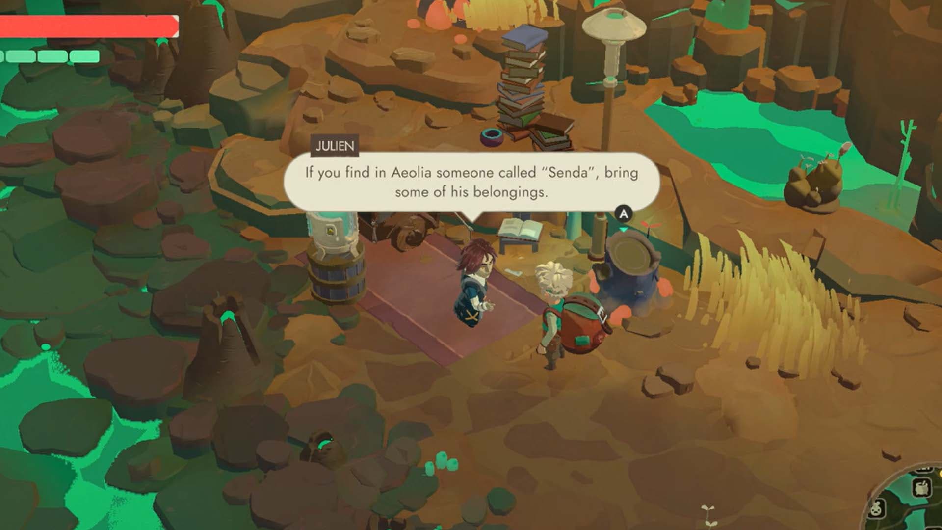 Julien quest for Aetherium Heart
