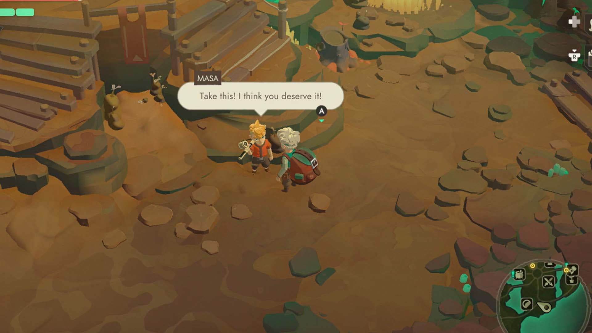 Masa's reward in Moonlighter 2