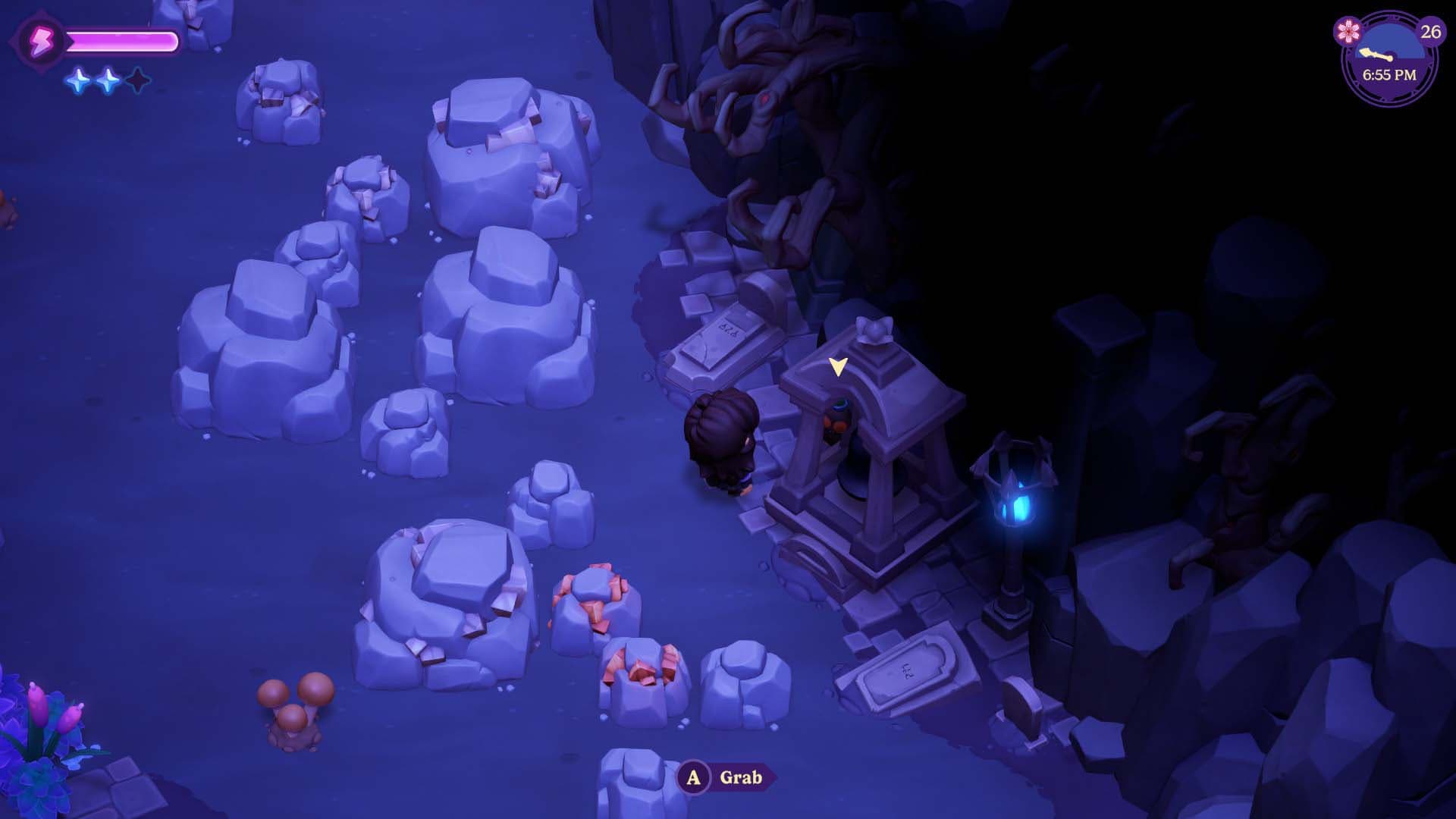 Moonlight Peaks Cave of Echoes Vampster Bell