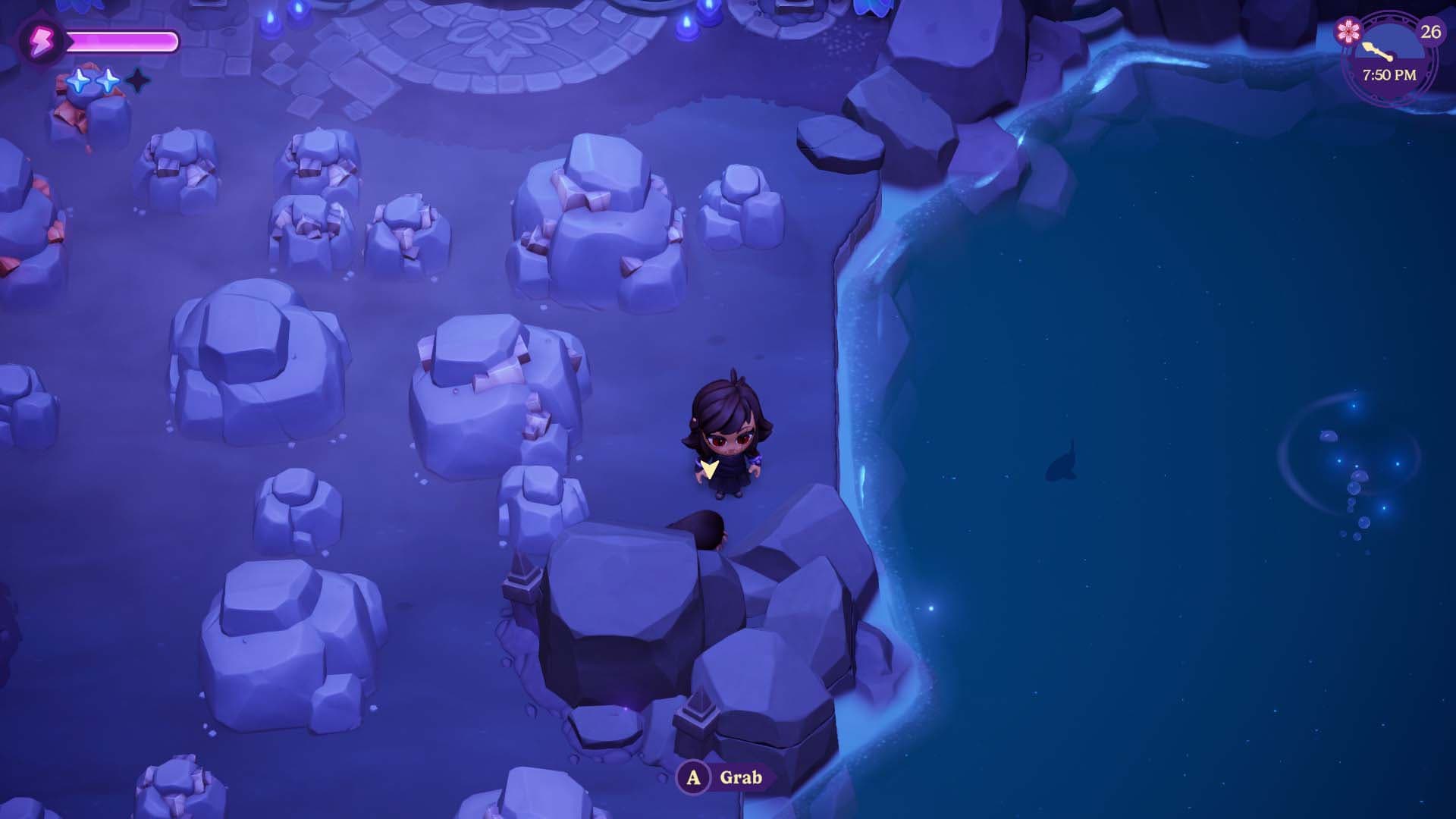 Moonlight Peaks Cave of Echoes Vampster Rocks Water