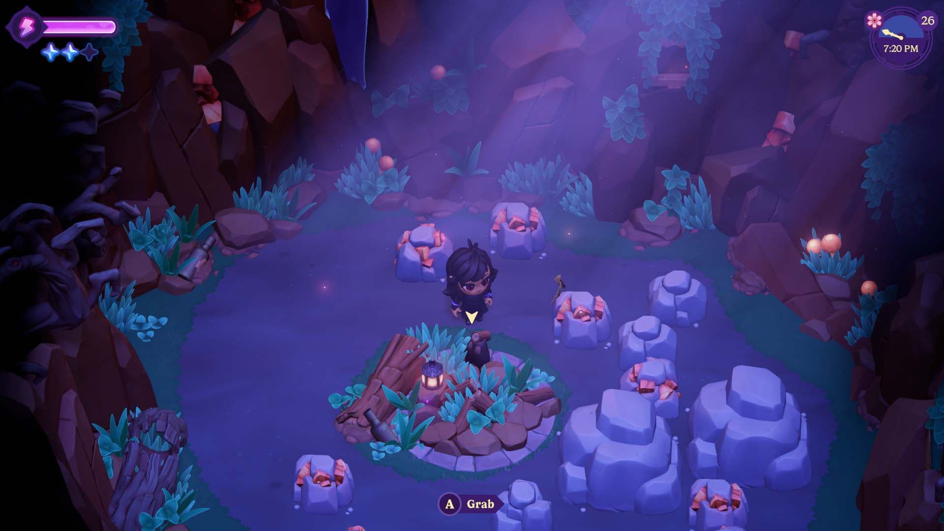 Moonlight Peaks Cave of Echoes Vampster Campfire