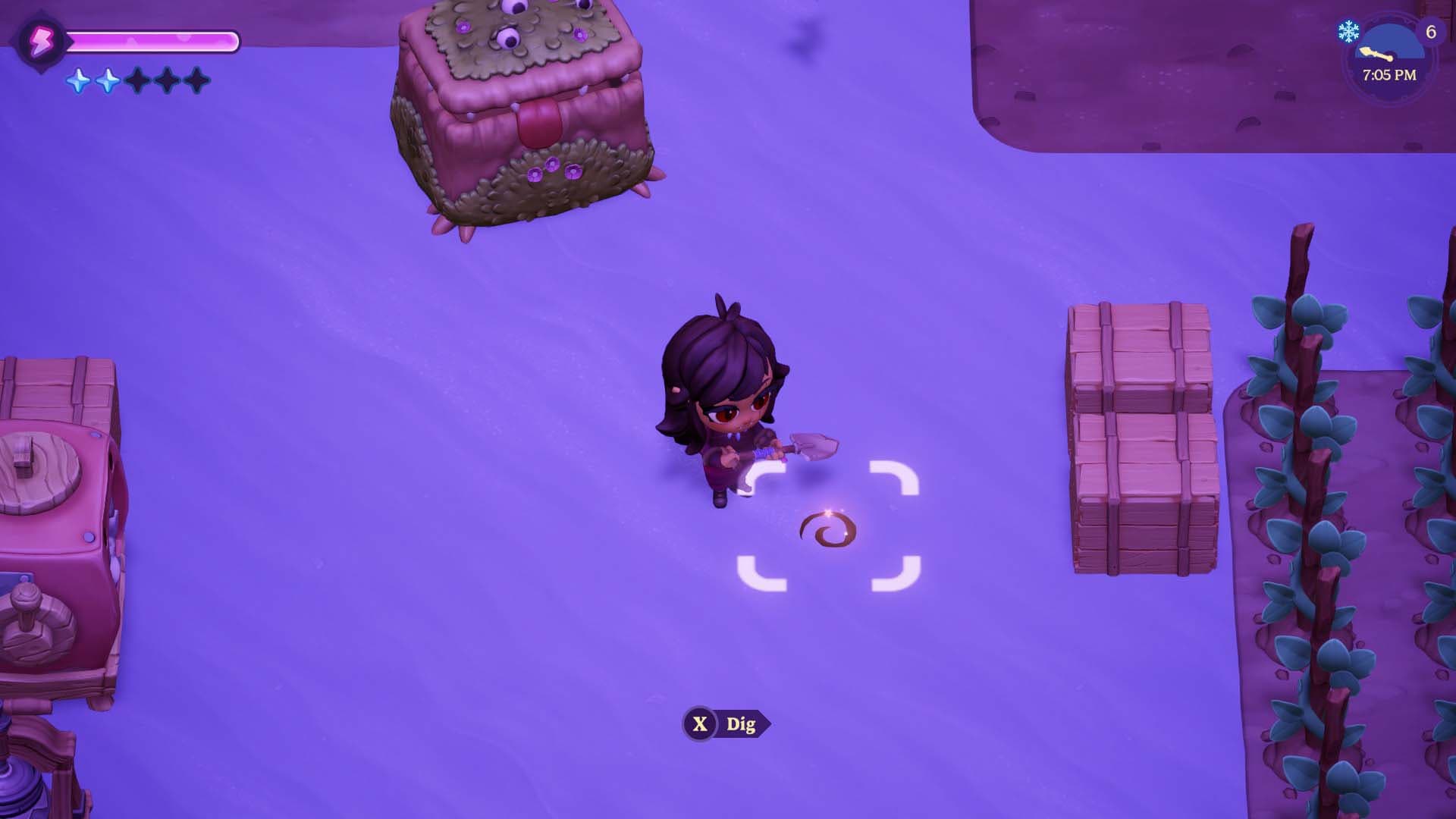 Moonlight Peaks Digging