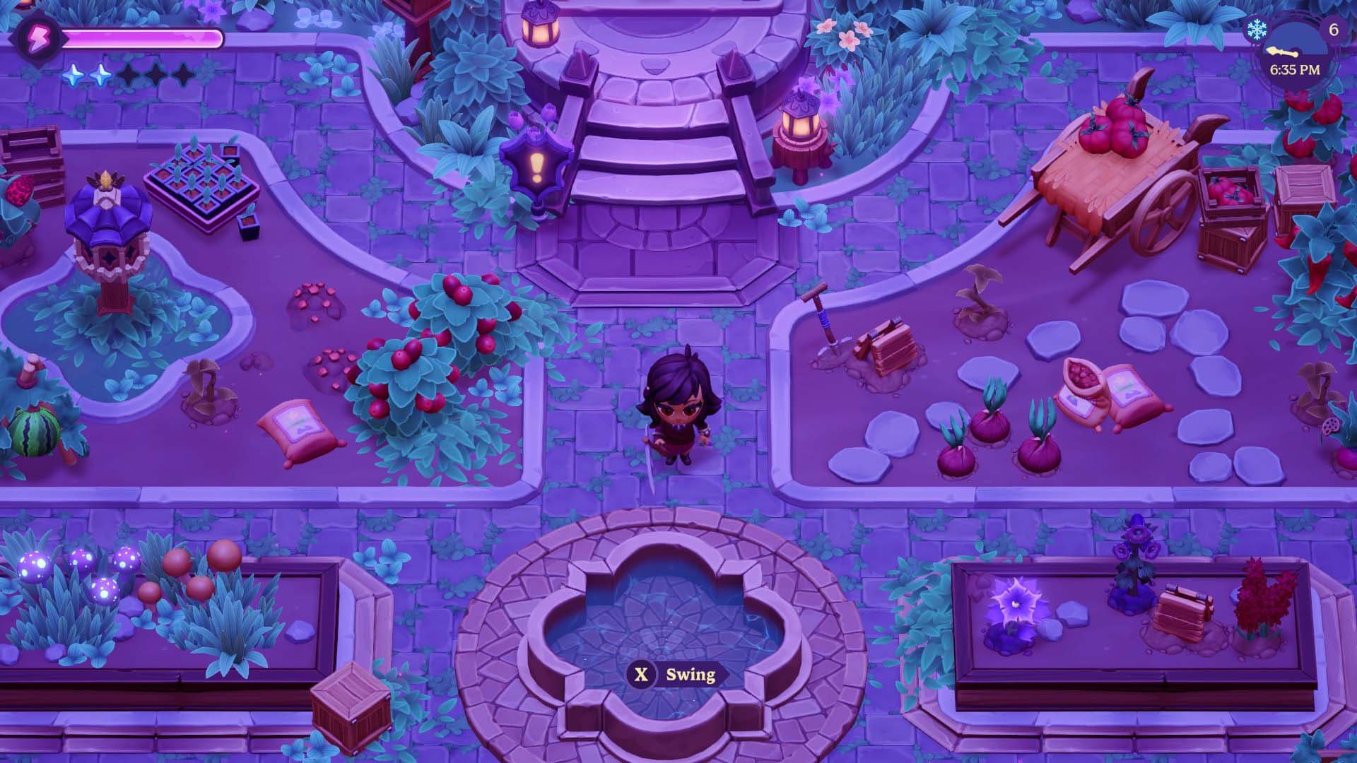Moonlight Peaks Farming Room
