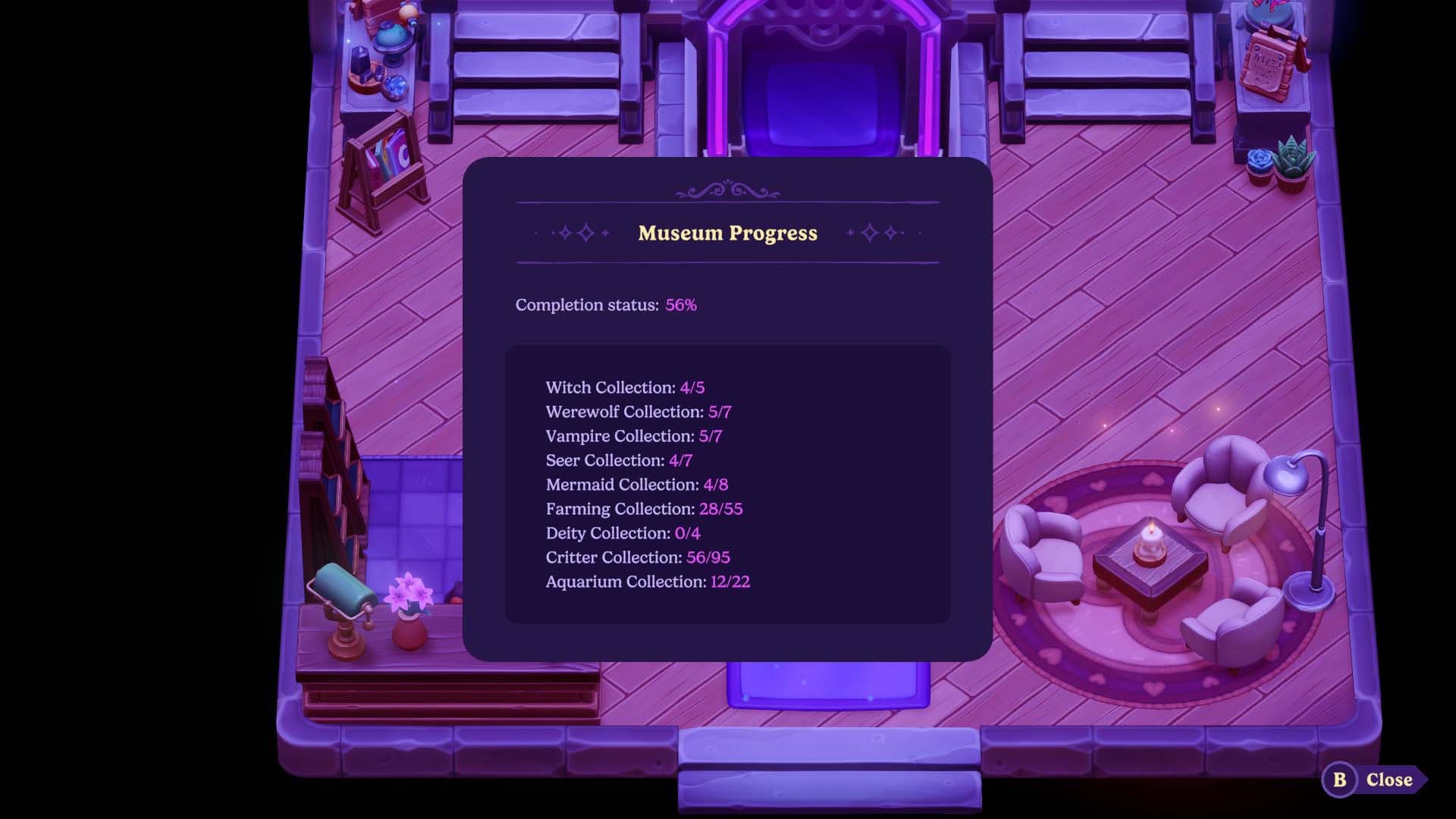 Moonlight Peaks Museum Completion