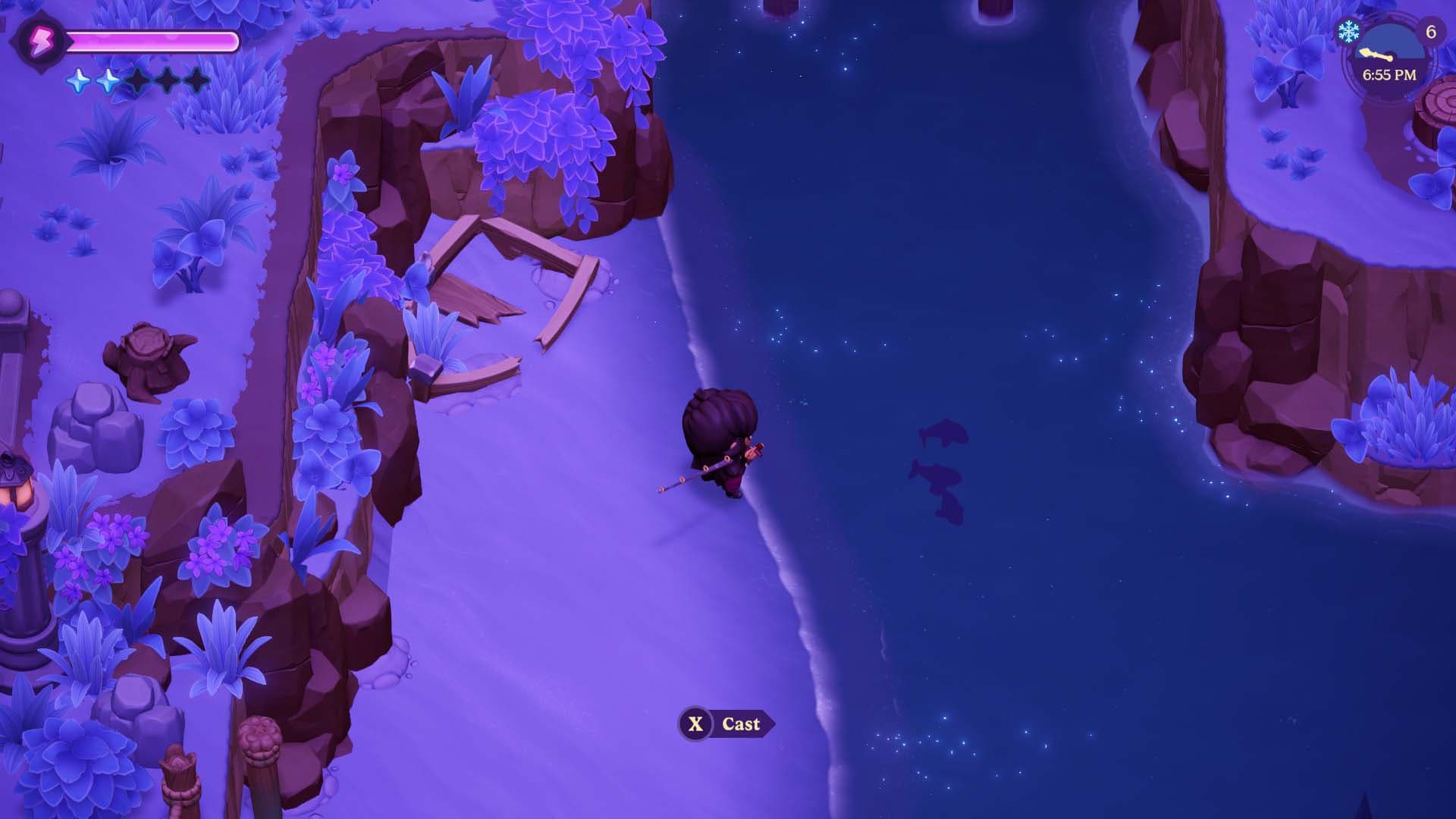 Moonlight Peaks Fishing