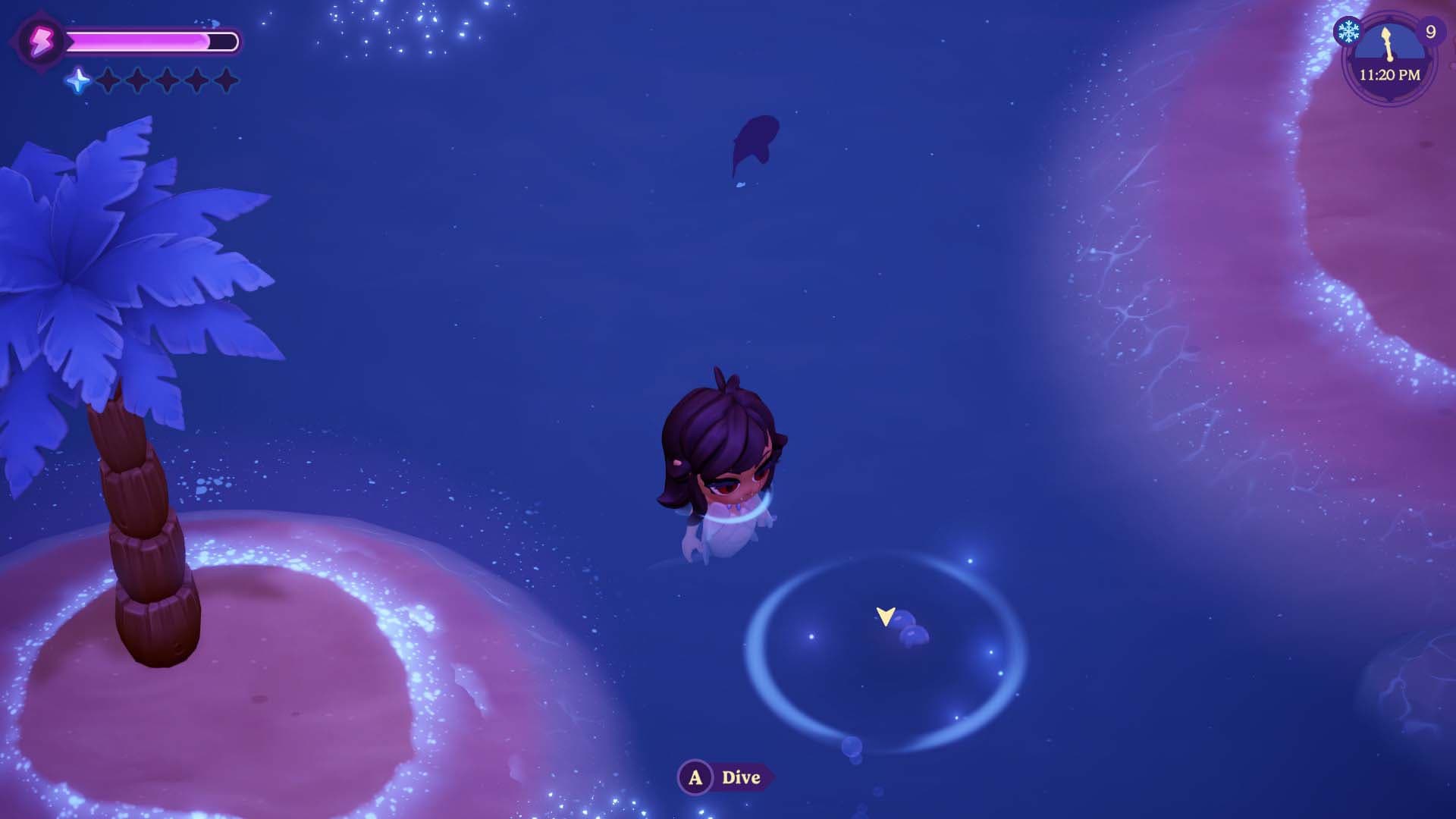 Moonlight Peaks Mermaid Water Ripples Find