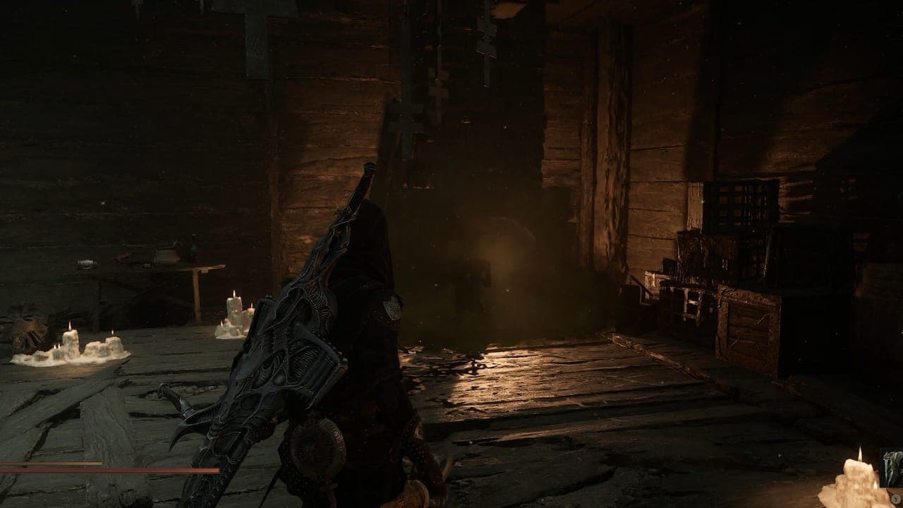 Hall of Murmurs fireplace room in Mortal Shell 2.