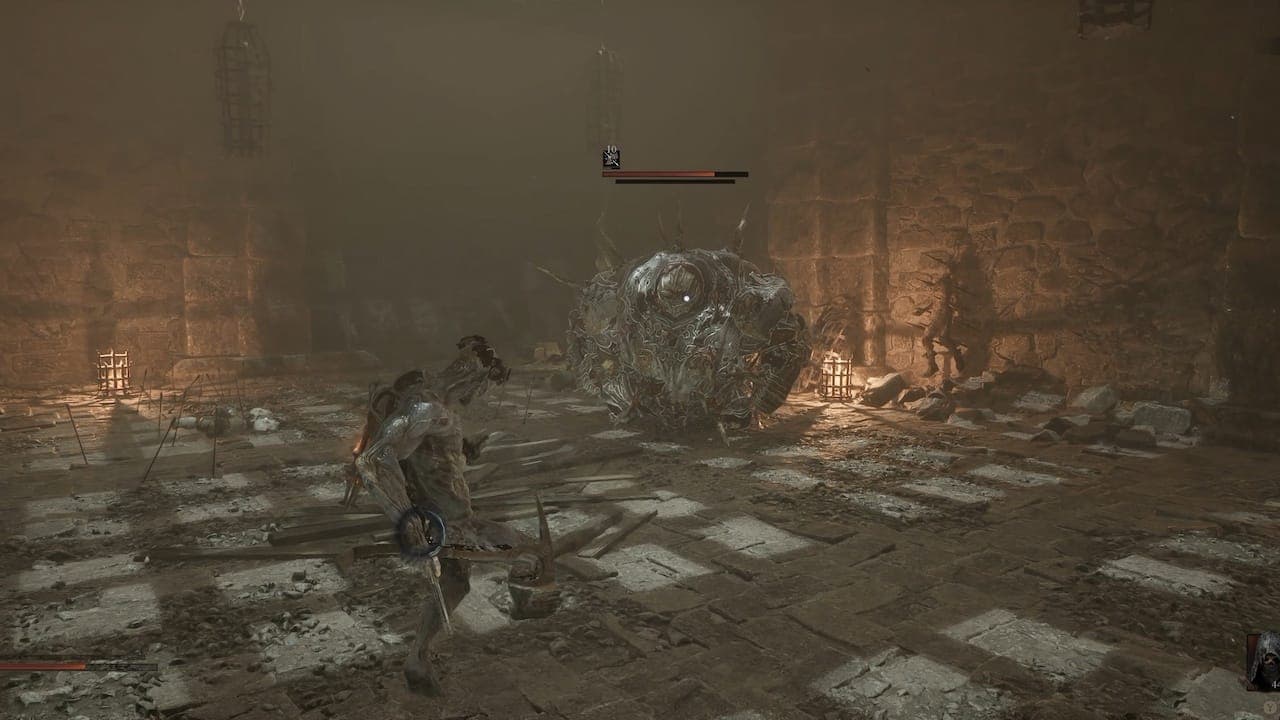Boss fight in Martyr's Prison Mortal Shell 2.