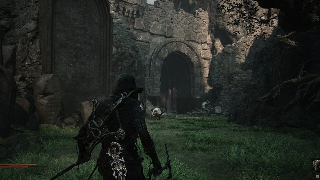 Dungeon entrance in Mortal Shell 2.