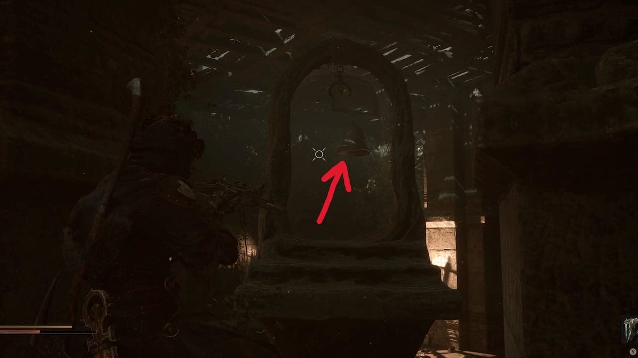 Illusory bell gate in Mortal Shell 2.