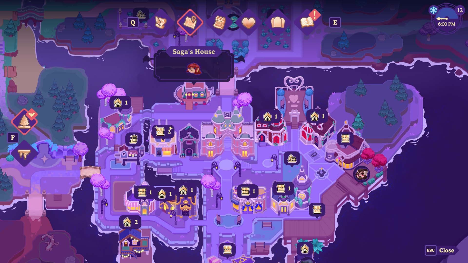 Sparkles Saga Map Cutscene