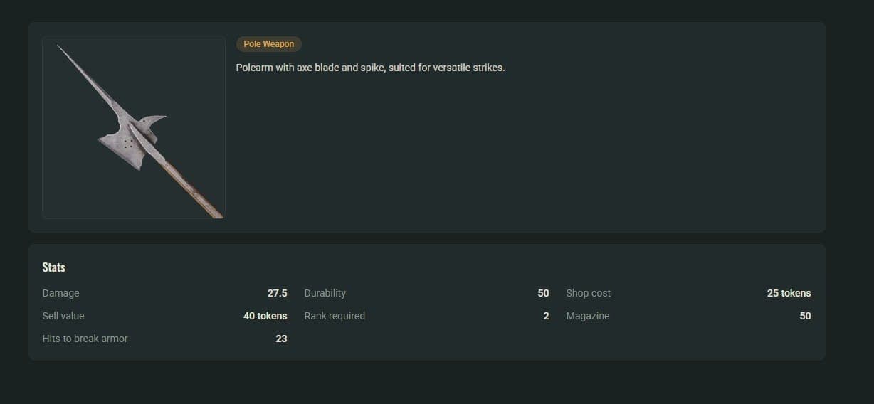The Mound: Omen of Cthulhu best melee weapons tier list - Halberd